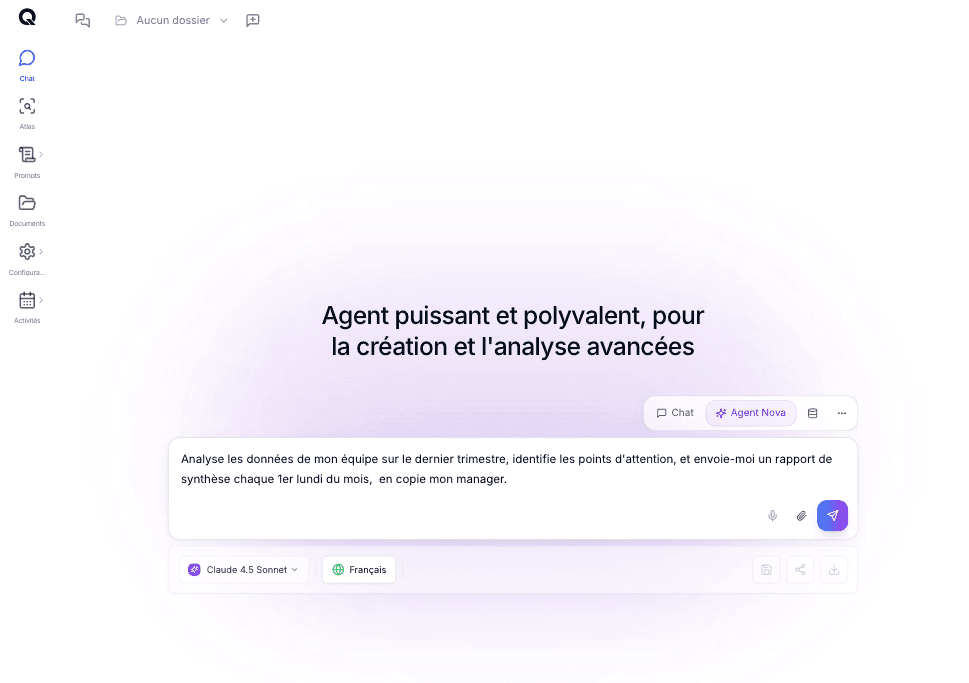 QuantaLogic agent interface